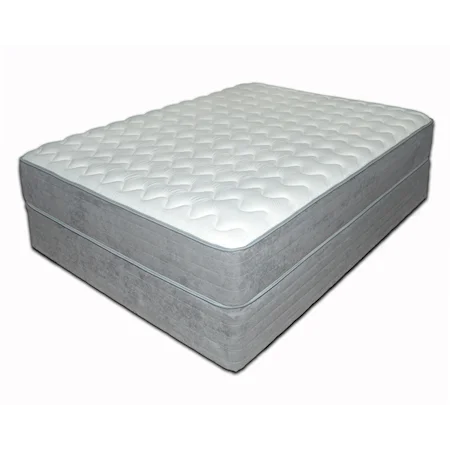 Twin Firm Mattress and Wood Eco Base Foundation